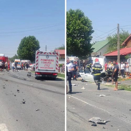 Accident rutier grav pe DN22C în Satu Nou, Constanța