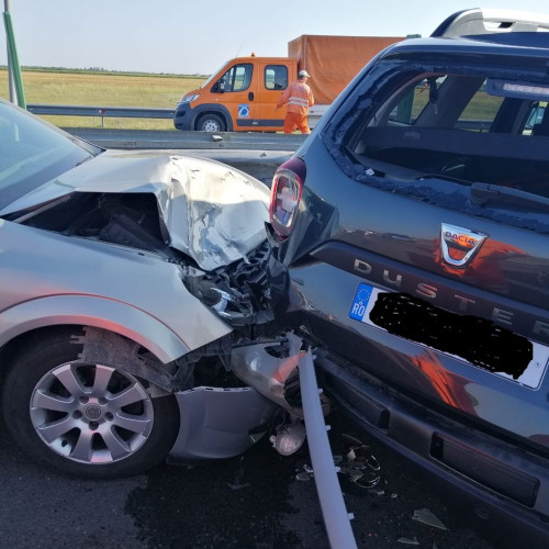 Accident pe Autostrada A2 deviază circulația în județul Constanța