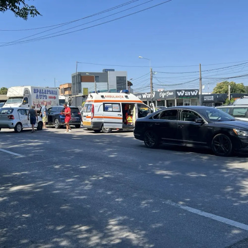 Accident rutier pe strada IL Caragiale din Constanța