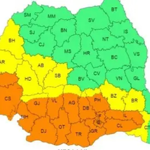 Avertizări de caniculă în România pentru începutul săptămânii