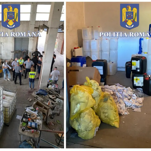 Percheziții la o societate comercială din Vâlcea pentru depozitarea ilegală de precursori de explozivi