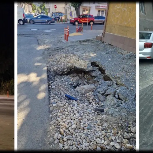 Cosmarul de pe strada Cuza Vodă continuă: locuitorii trăiesc într-un șantier