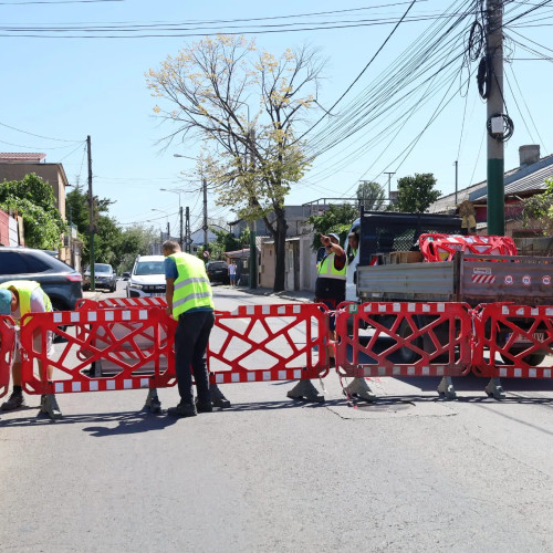 Lucrări de reabilitare a magistralelor de apă pe strada Baba Novac din Constanța