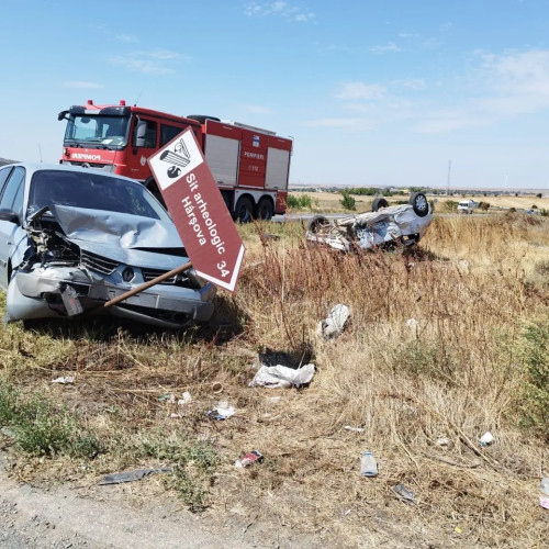 Accident rutier în apropierea localității Hârșova