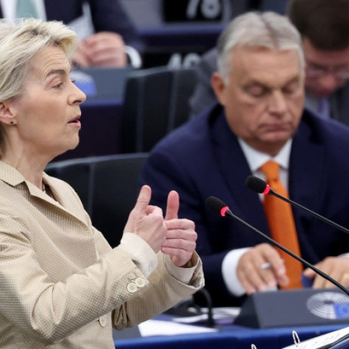 Ursula von der Leyen critică dur poziția lui Viktor Orban în Parlamentul European
