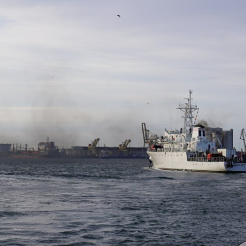 Nava pentru scafandri &quot;Grigore Antipa&quot; a plecat spre Bulgaria pentru exercițiul Poseidon 24