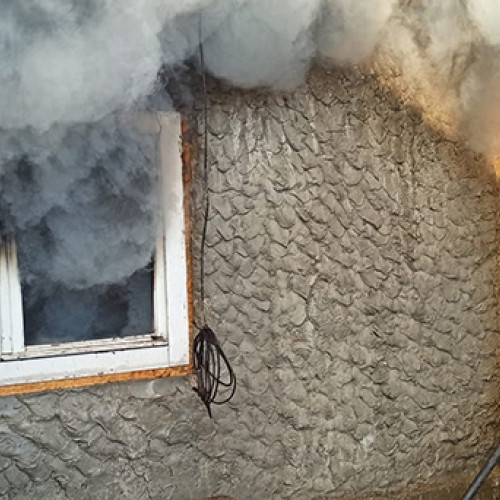 Intervenție promptă a pompierilor în urma unui incendiu în Tulcea