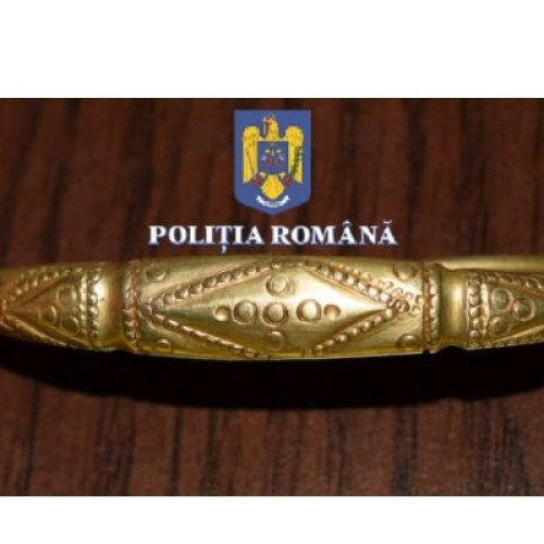 Poliția din Hunedoara recuperează o broșă de aur de 30.000 de euro