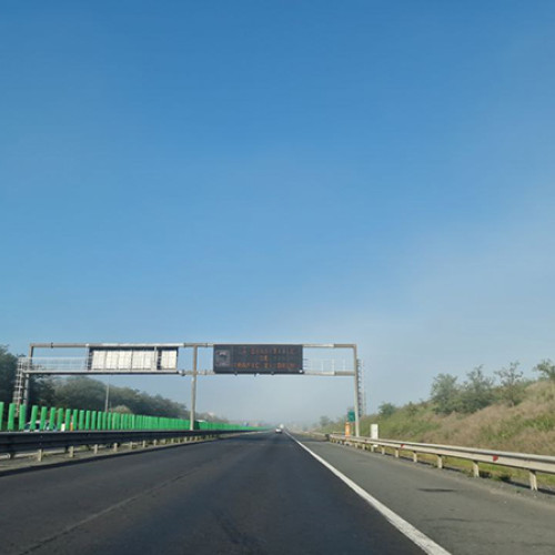 Incident pe autostrada A1: Conducător prins circulând pe contrasens