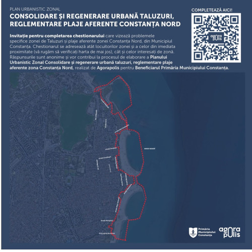 Primăria Constanța solicită sprijinul cetățenilor pentru elaborarea unui nou plan urbanistic