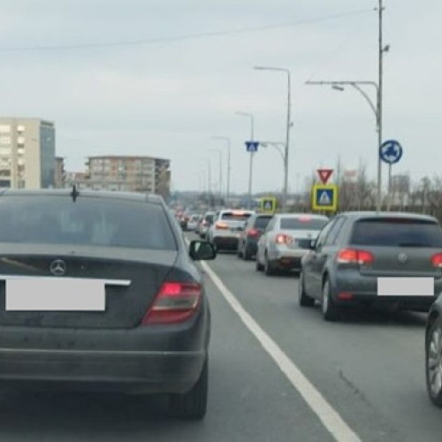 Trafic aglomerat pe varianta Constanța: nervi întinși la maxim