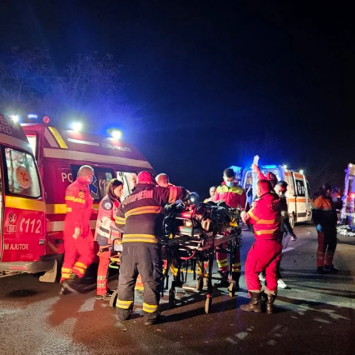 Accident grav în Dobrogea: patru persoane implicate, intervenție de urgență
