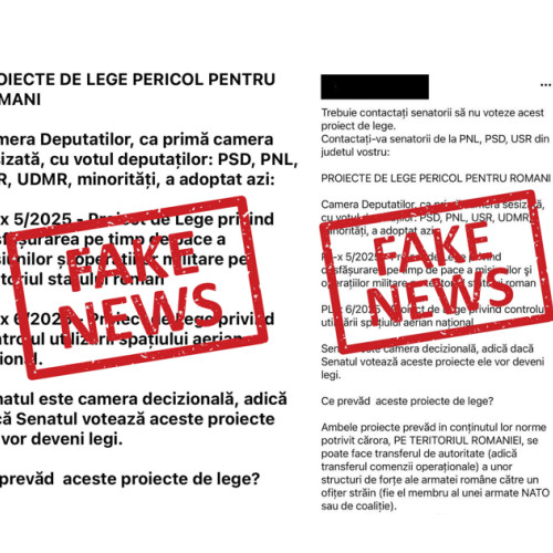 MApN dezvăluie detalii despre proiectele de lege și dezinformările din spațiul public