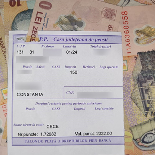 Pensionarii vor primi pensiile pe card începând cu 11 aprilie