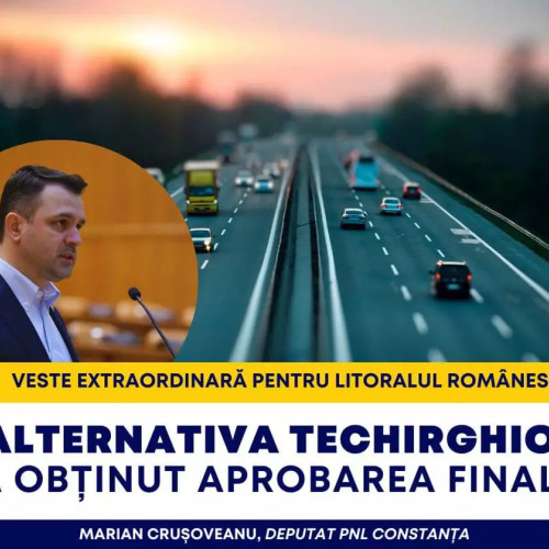 Contractul pentru construcția Alternativei Techirghiol din licitație, anunțat de liderul PNL, Marian Crușoveanu