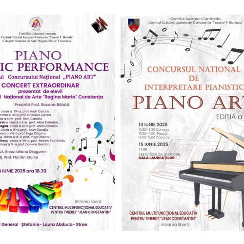 concursul „piano art” la constanța: elevii de la Colegiul Național de Arte „Regina Maria” se pregătesc pentru eveniment