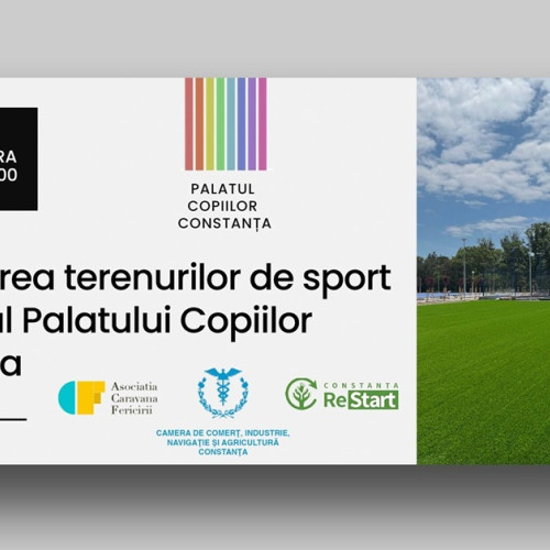 Terenurile de sport de la Palatul Copiilor, complet renovate, vor fi inaugurate sâmbătă! Cătălin Filișan: Atunci când oamenii își unesc inimile, miracolele devin realitate