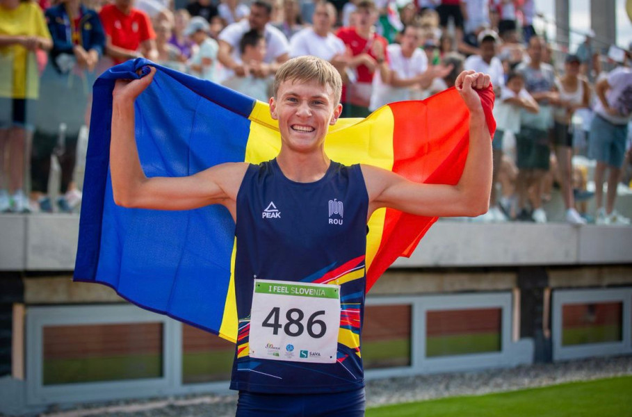 Alin Mihai Savlovschi, campion național la U20 la 3.000 m obstacole, promite un viitor strălucit în atletism