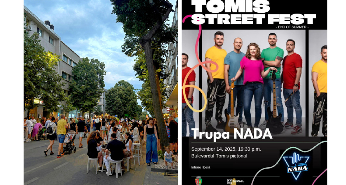 Trupa Nada susține concert pe Tomis, însoțit de devieri de trafic