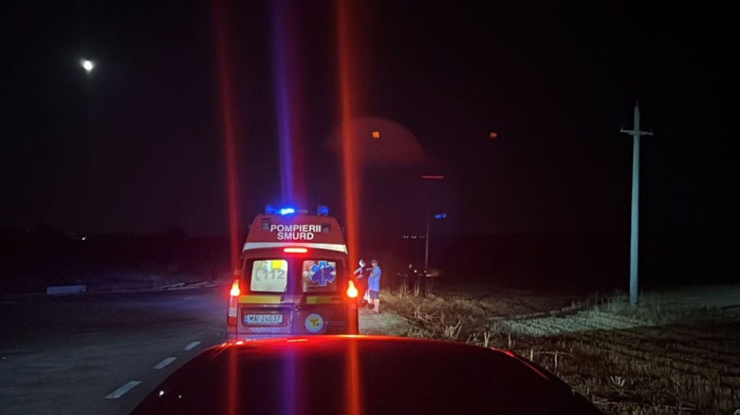 Accident pe DN 3 în Dobrogea: autoturism și tractor implicate în Ostrov