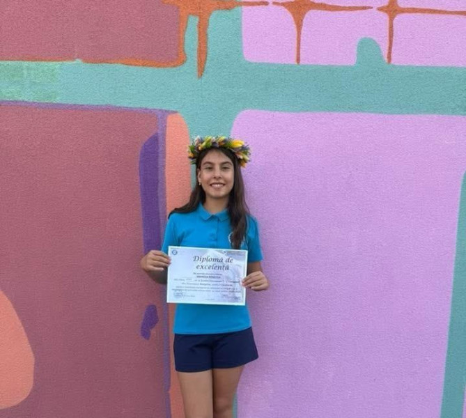 Rebecca Sbarcea, elevă din Medgidia, cu premii și pasiuni diverse