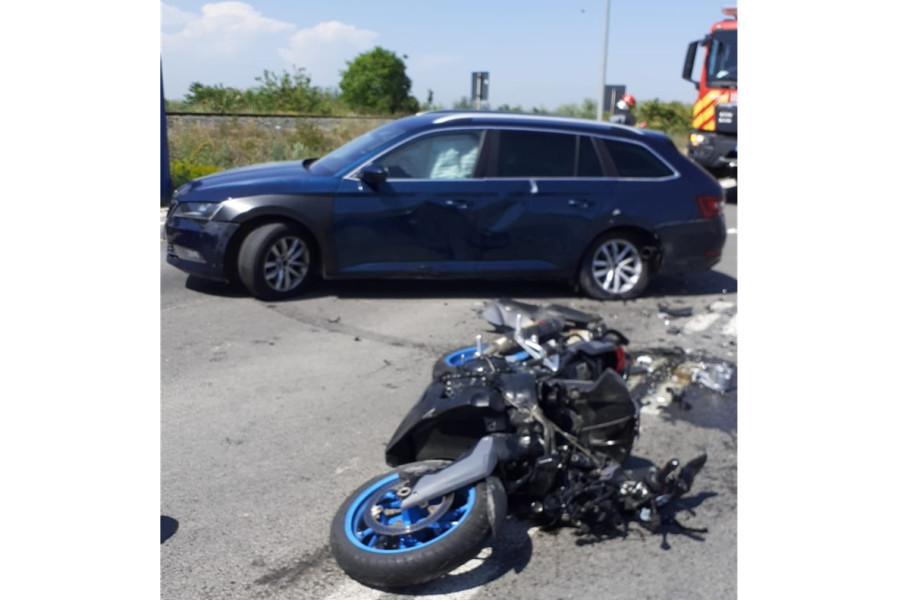 UPDATE Accident rutier, produs în centrul stațiunii Costinești: o persoană a fost rănită