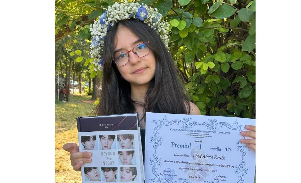 FOTO Tinerii excepționali ai Constanței: Alisia Paula Vlad de la Școala Dimitrie Cantemir nr. 38, medalie de ARGINT la CampioMate