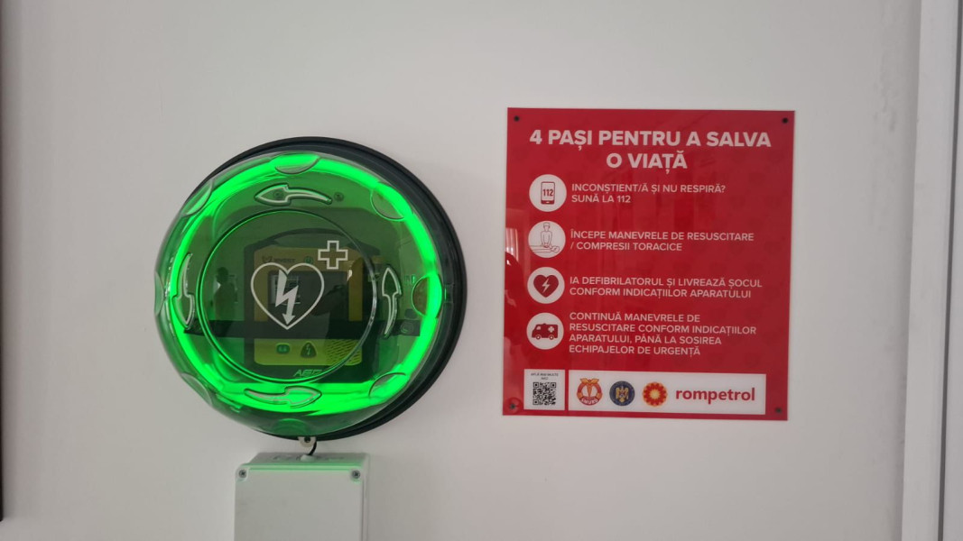 Defibrilatoarele montate în județul Constanța sporesc șansele de salvare în caz de stop cardio-respirator
