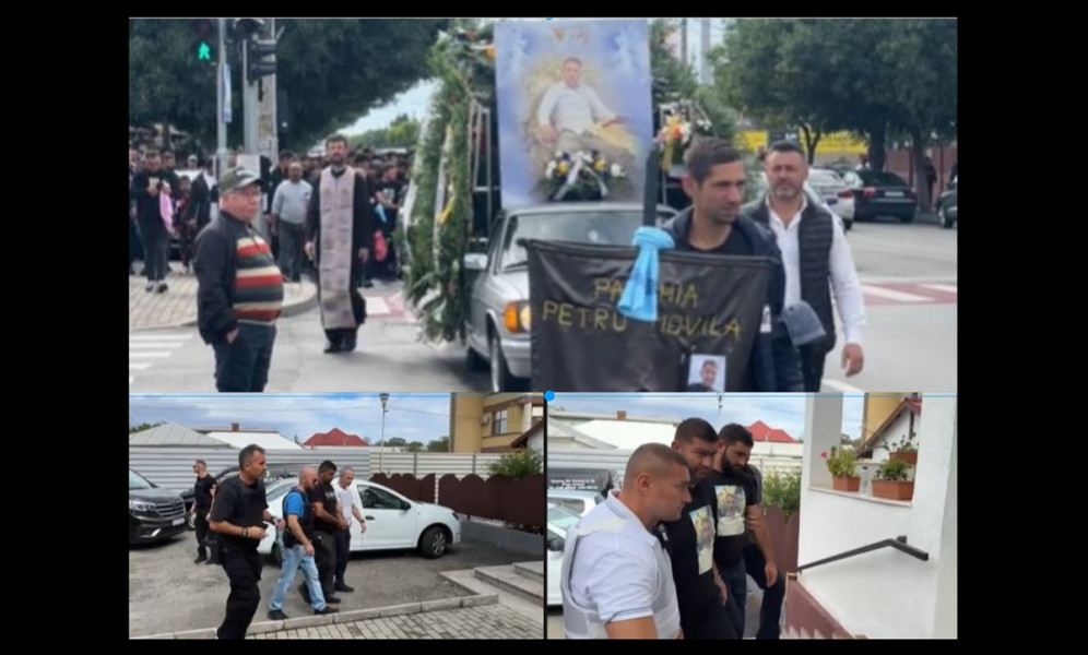 Bărbat ucis în confruntare, condus pe ultimul drum la Craiova cu participarea suspecților