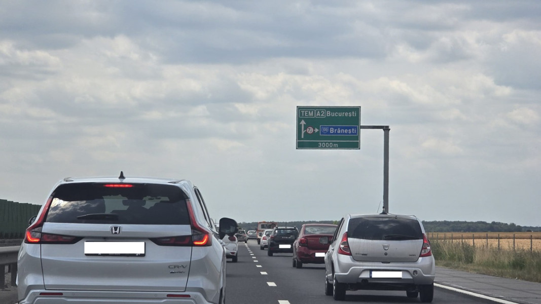 Restricții pe autostrada A2 pentru lucrări la parapetul median între București și Constanța