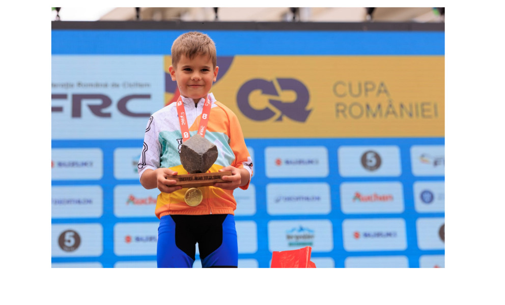 Andres Costin Vlad, campion național la ciclism la doar 7 ani