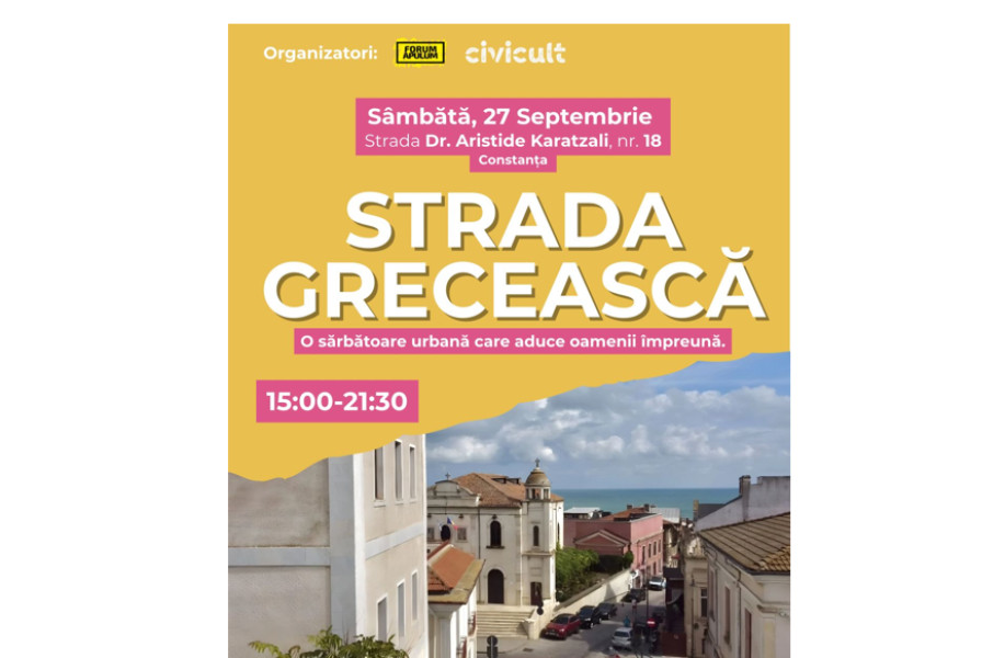 Strada Dr. Aristide Karatzali devine spațiu de dialog și cultură grecească la Constanța