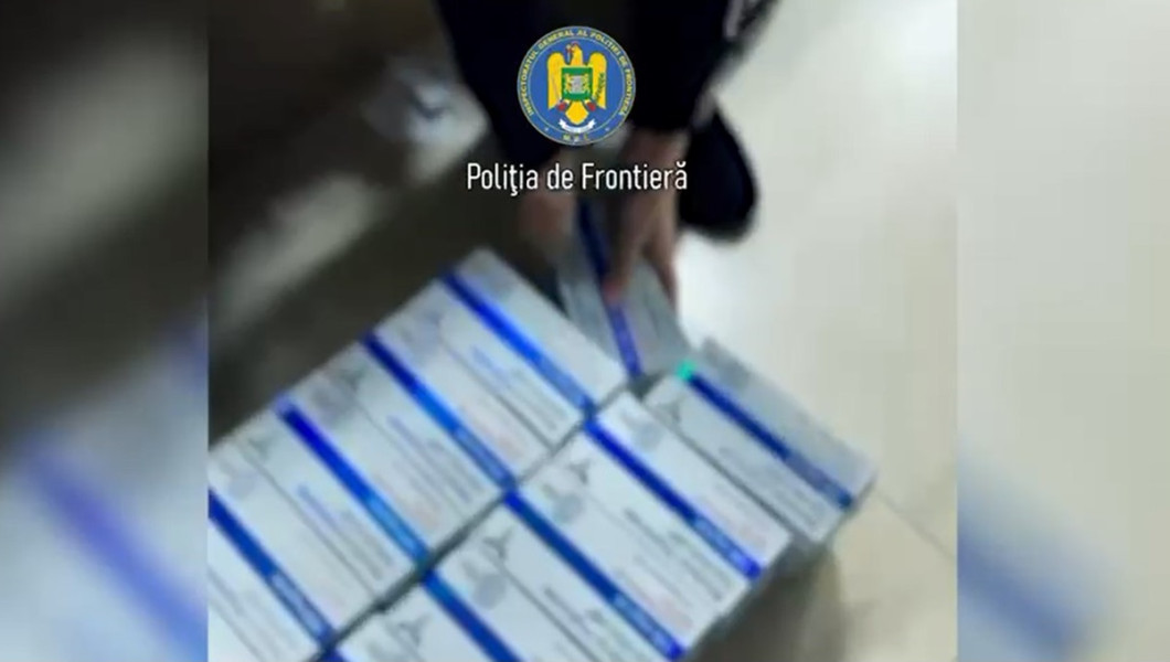Transporta aproape 17.000 de fiole cu substanțe dopante către România