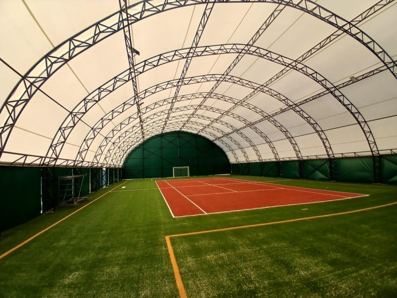 Balonul tensiostatic devine centru sportiv modern în Valu lui Traian