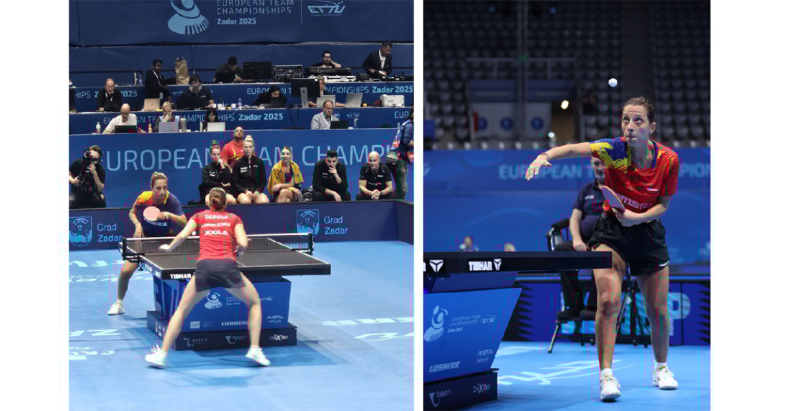 România s-a calificat în sferturile Campionatului European de tenis de masă 2025