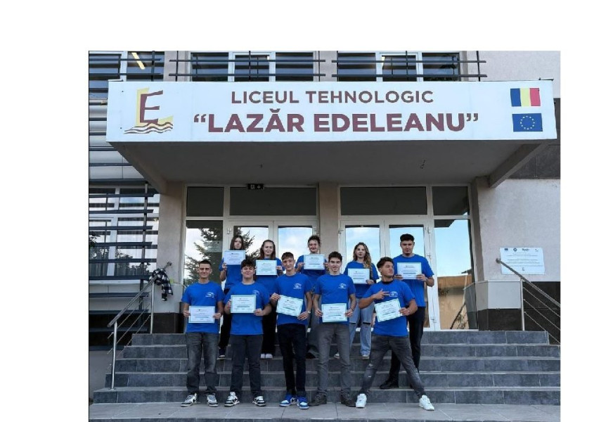 Elevii din Năvodari premiați pentru promovarea valorilor europene în școală