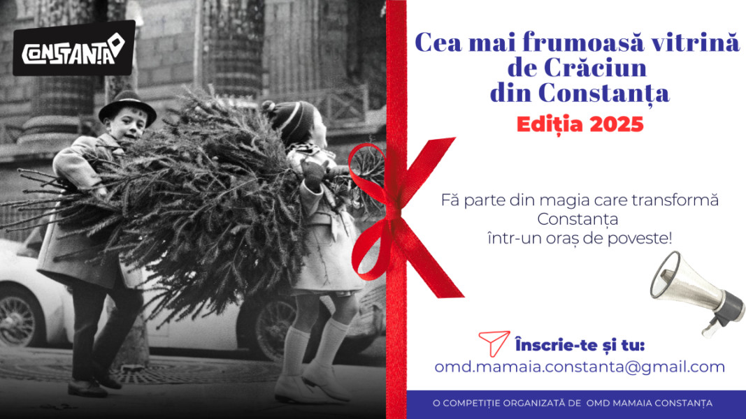 Constanța lansează un concurs pentru decoruri de Crăciun în spații comerciale și fațade