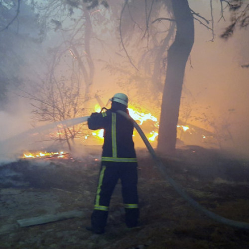 Incendiile din Ucraina din 2024, intensificate de atacurile cu drone și mine