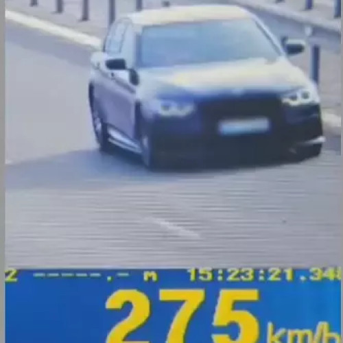 Șofer surprins de radare la viteza de 275 km/oră primește un permis de odihnă pentru 120 de zile de la poliția din Brașov