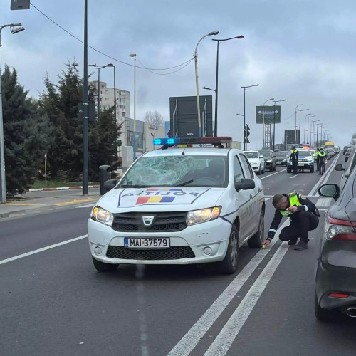 Un polițist a accidentat grav un copil pe trecerea de pietoni