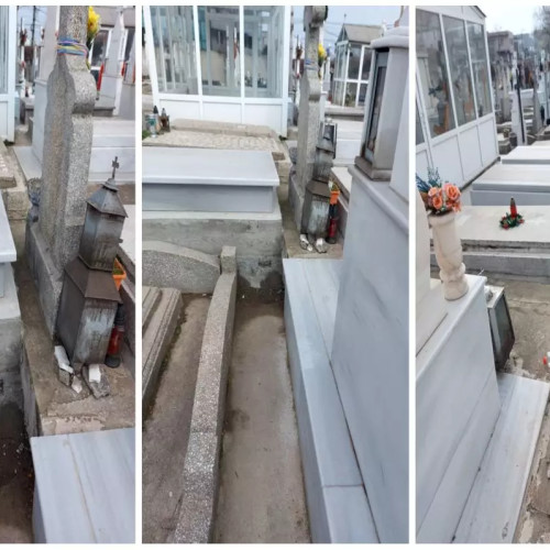Cripte construite ilegal pe aleea din Constanța! Primăria pregătește investiție de 15,7 milioane de lei pentru refacerea zidului cimitirului.