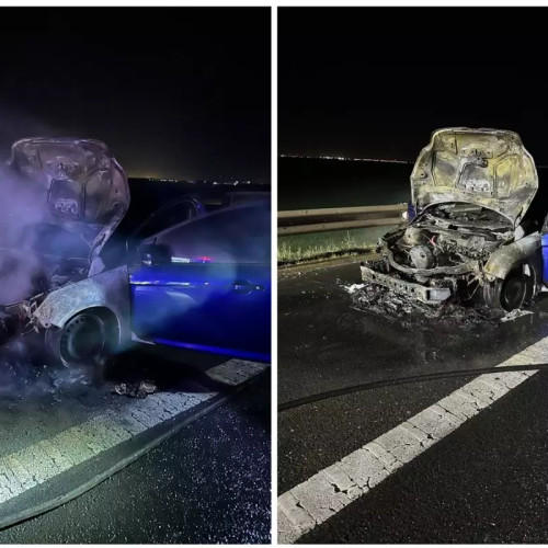 Un incendiu a izbucnit pe Autostrada A4, iar o mașină a fost distrusă complet. Vezi detalii pe știrile din Constanța și abonează-te la Google News sau canalul de WhatsApp. Accesează www.ct100.ro pentru informații oficiale și respectă drepturile de autor.