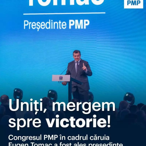 Eugen Tomac confirmat ca presedinte al PMP de catre instanta in cadrul congresului USR