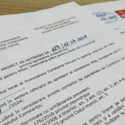 Protocol pentru Viitor. INTERNSHIP plătit pentru tinerii din Constanţa