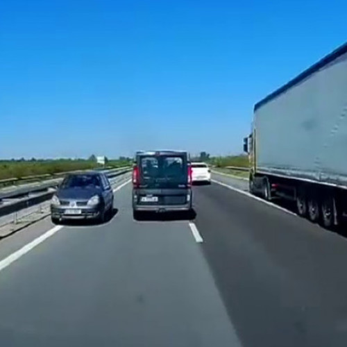 Șoferul filmat conducând în contrasens pe A1 a fost identificat ca o femeie în vârstă de 80 de ani din București