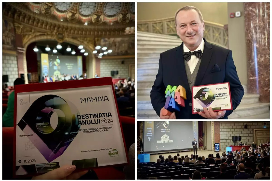 Stațiunea Mamaia, câștigătoarea prestigiosului premiu al Galei Destinația Anului 2024