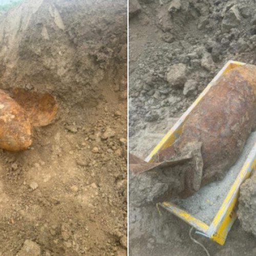 Descoperirea unei bombe de aviație de 100 kg în Satu Mare: Avertismentul specialiștilor din cadrul I.S.U.