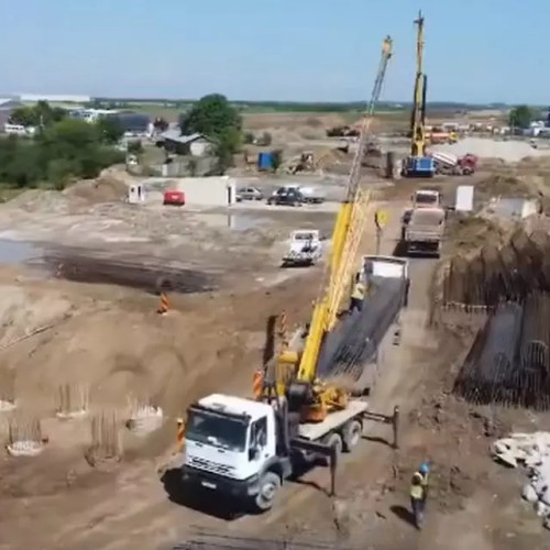 Chinezii au început în forță lucrările la bucata de autostradă vitală pentru Constanța