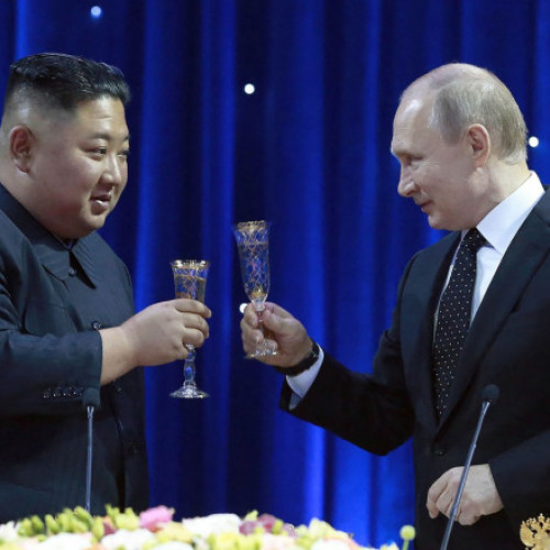 Kim Jong Un așteaptă cu fast vizita lui Vladimir Putin la Phenian