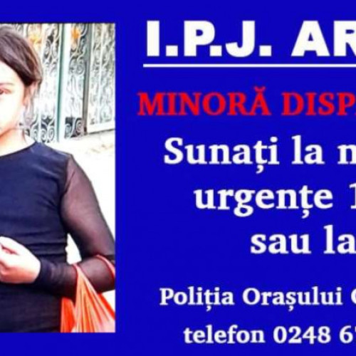 Fetiță de 9 ani din Malureni dispărută, căutată de polițiști
